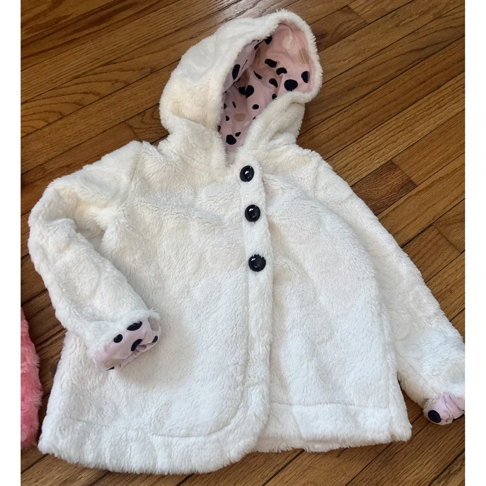 Health Tex, Nanette, Girls 12,18,24 Months‎ Puffer Vest, Pink Fur Vest, Fur Coat